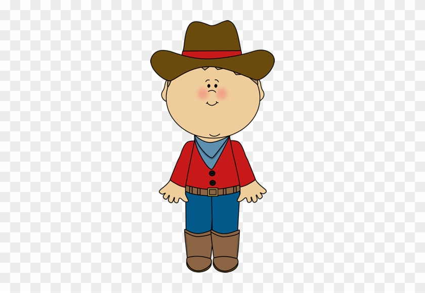 Dj Inkers Cowboy Clipart 5 By Kathleen - Cowboy Kid Clipart #1141263