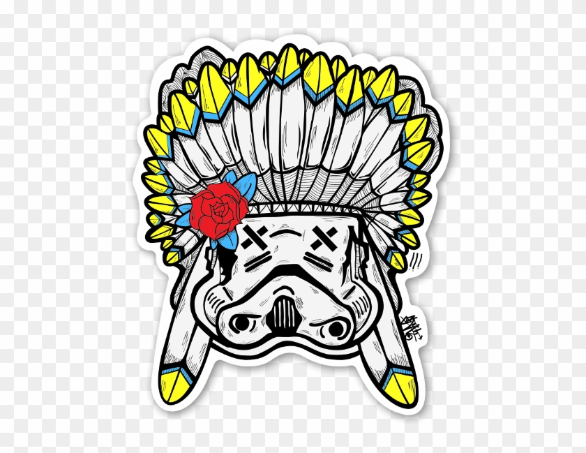 Sloth Chief Trooper Sticker - Sloth #1142043