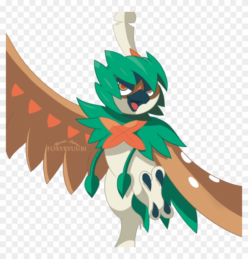 Decidueye-pokemon By Foxyryuubi - Cartoon #1142511