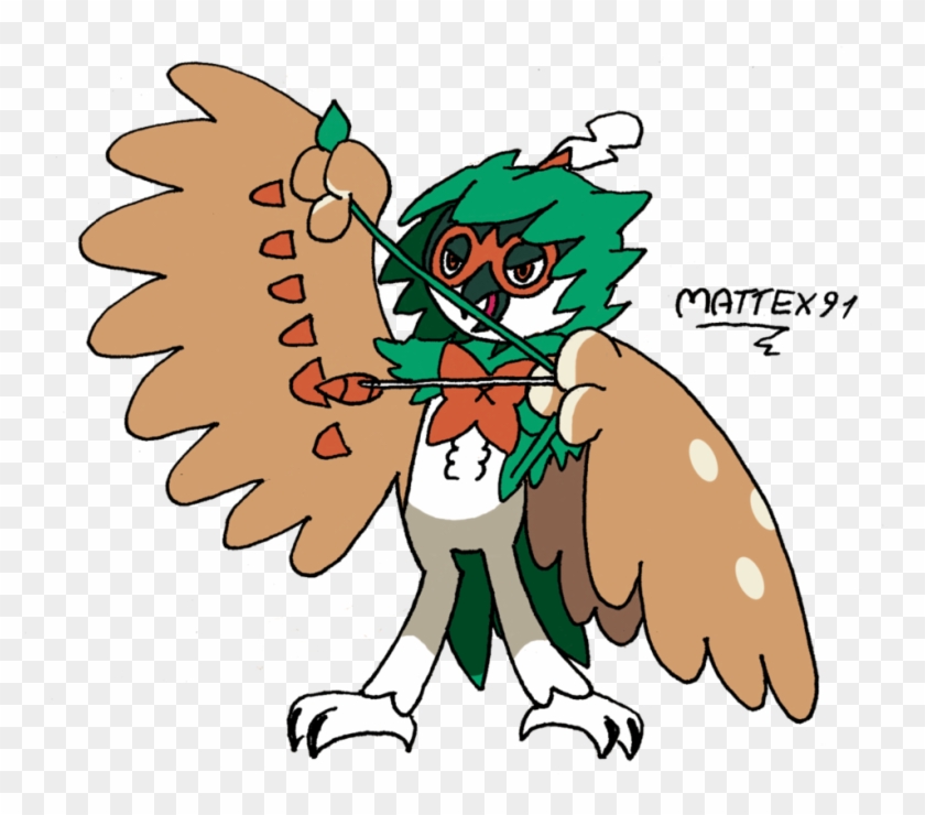 Decidueye - Cartoon #1142533