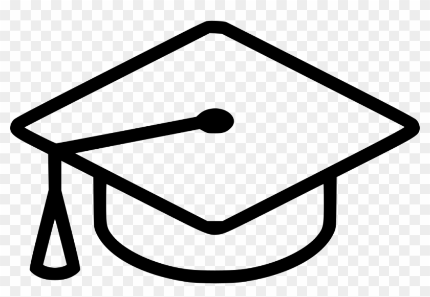 Graduation Cap Comments - Graduation Hat Line Drawing - Free