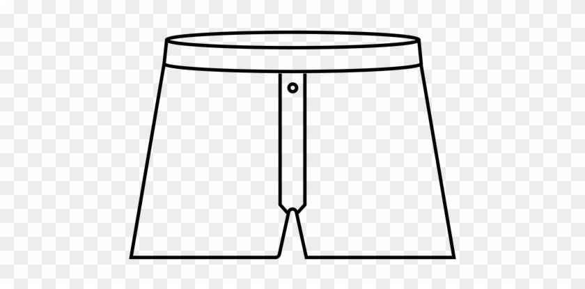 Male Boxer Briefs Stroke Icon Transparent Png - Icon #1143208