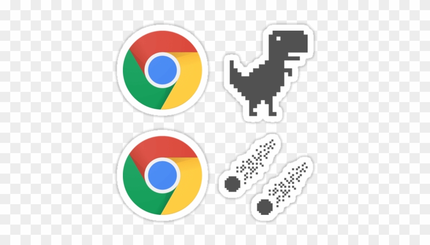 Google Chrome Stickers - Google Chrome Dinosaur Png #1143988