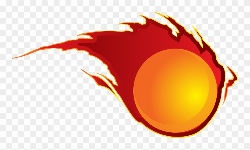 Clipart Raseone Fireball - Fire Ball Clip Art #190106