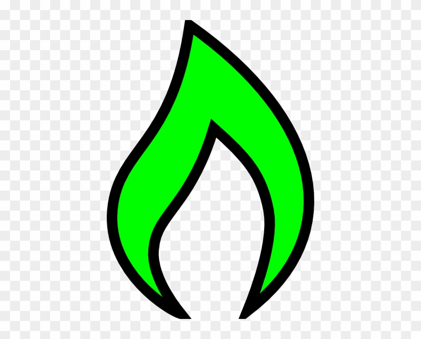 green flame clipart