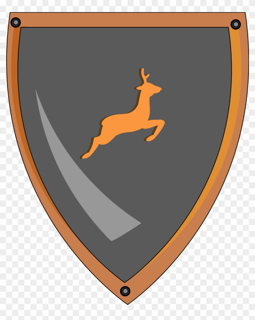 Deer Shield Svg Vector Art - Deer Shield #190774