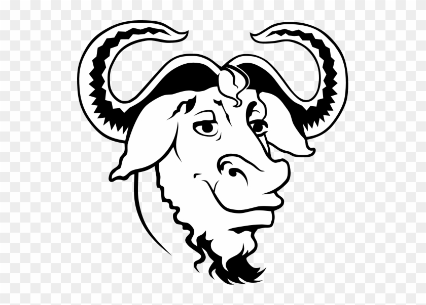 Heckert Gnu White - Gnu Png #191110