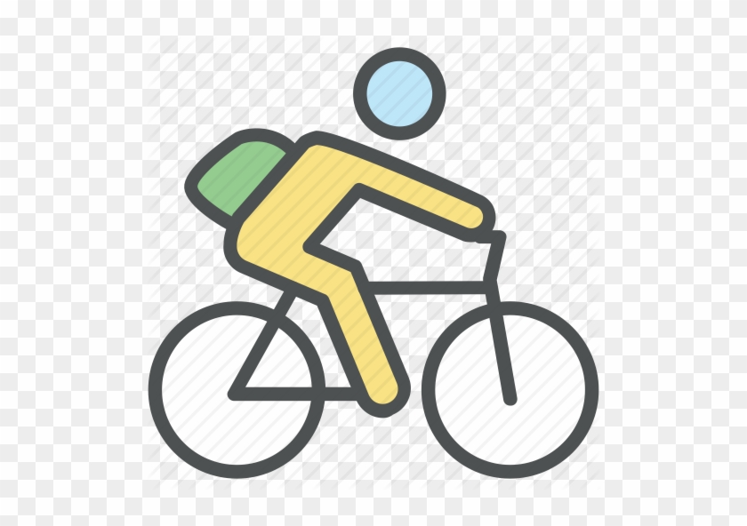 Bike Riding - Riding Bicycle Icon Png #192732