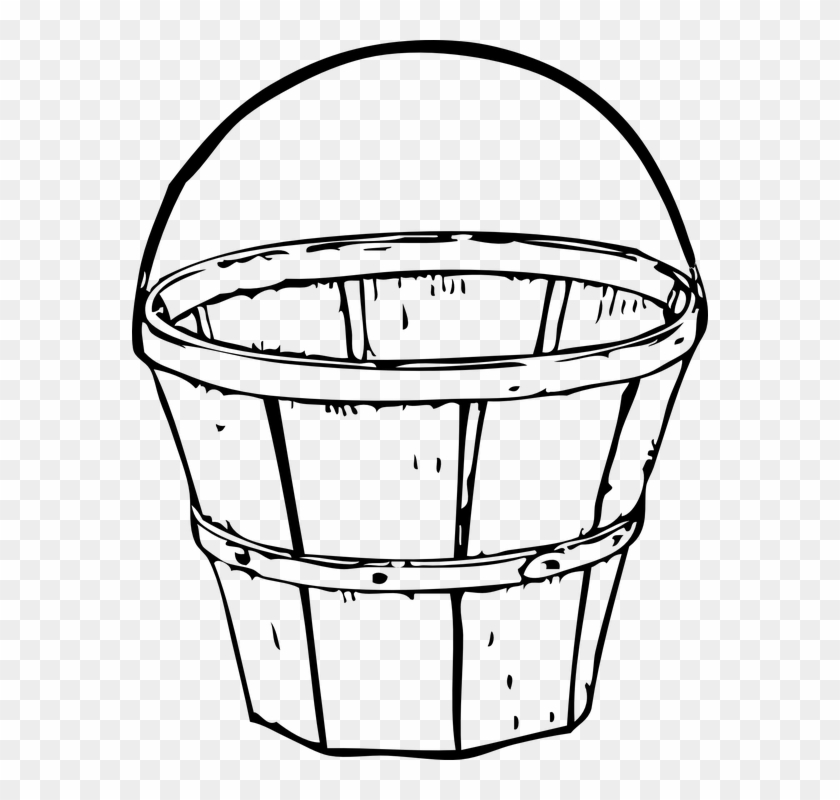 Free Vector Graphic - Black And White Basket #192779