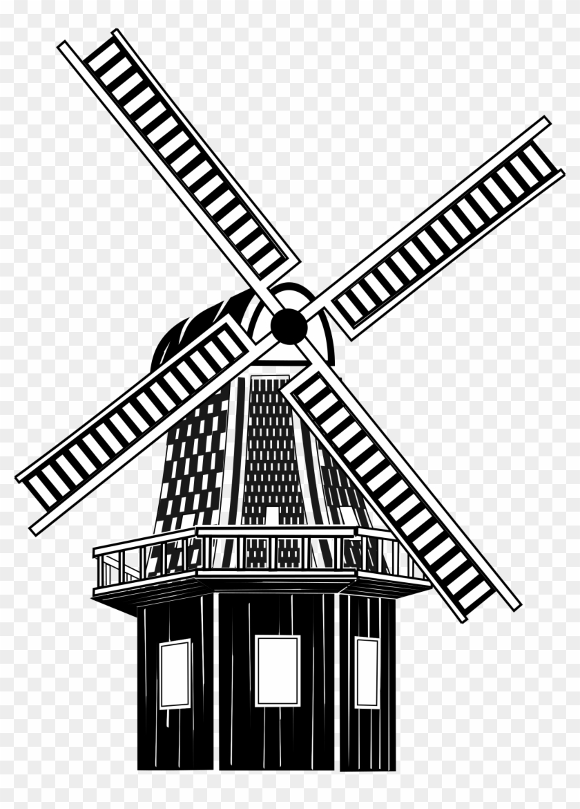 Big Image - Windmill Clipart Png #193044
