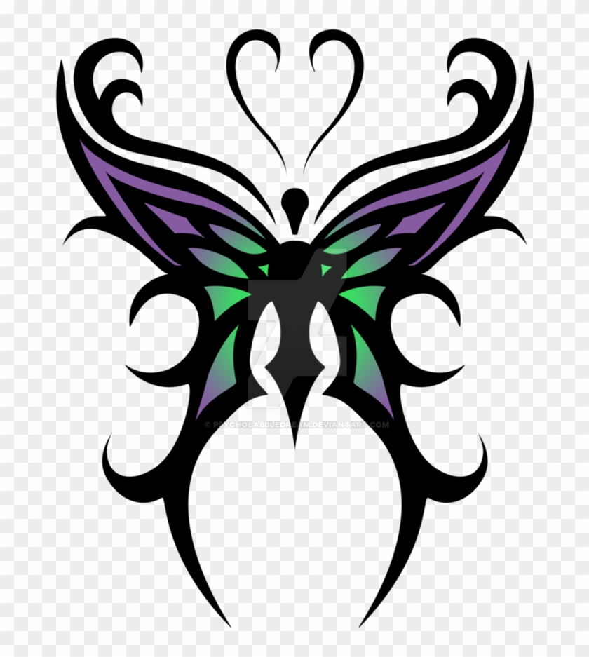 Two butterfly tribal tattoos Stock Vector Image  Art  Alamy