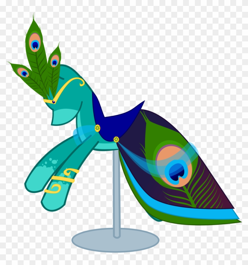 Peacock Dress By Kaleidoscopecolor - Mlp Peacock Dress #1146128