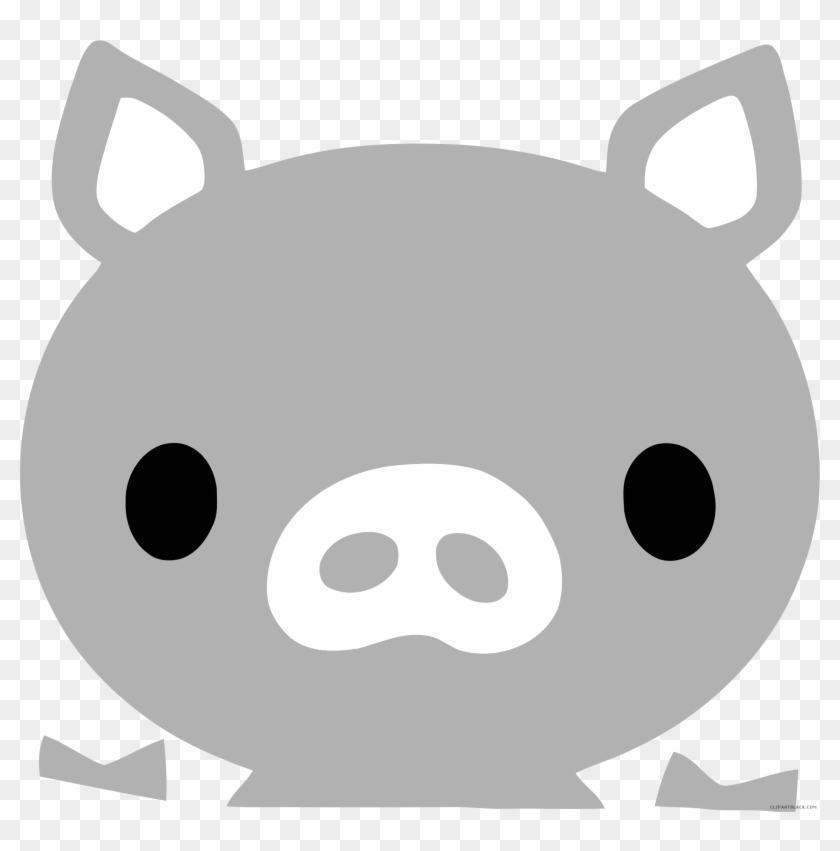 Pig High Quality Animal Free Black White Clipart Images - Willtoo Room Wall Sticker Switch Vinyl Decal Sticker #1146581