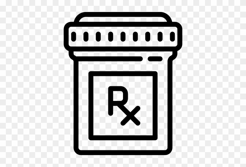 Computer Icons Pharmaceutical Drug Tablet Medical Prescription - Pill Bottle Clip Art #1147315