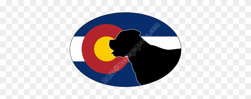 I Love My Colorado Mastiff Sticker Oval - I Love My Colorado Mastiff Sticker Oval #1147714