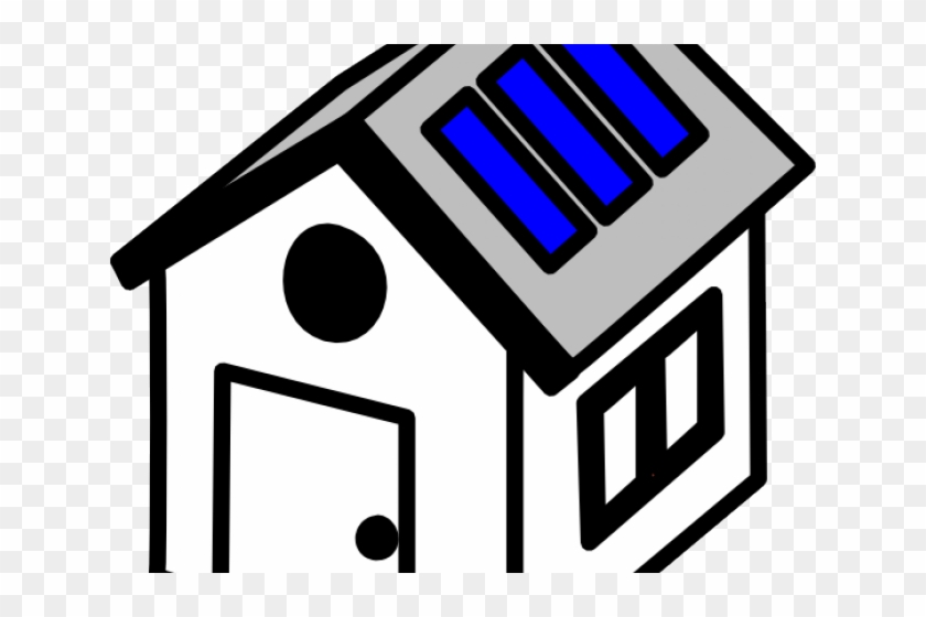 Domain Clipart Solar Home - Clip Art #1149655