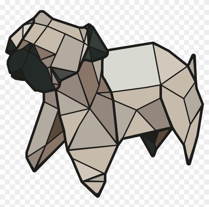 Pug Paper Voice - Pug Logo Design #1150053