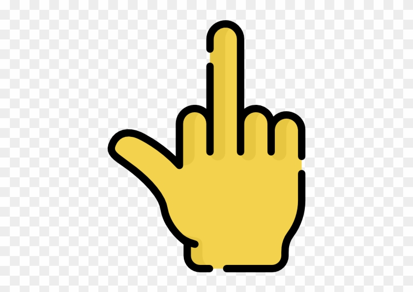 Middle Finger Free Icon - Sign #1150339