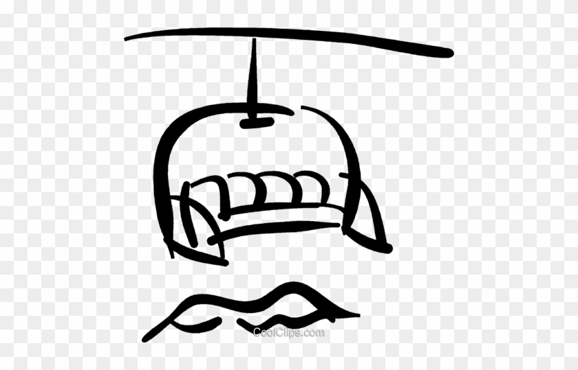 Chair Lift Royalty Free Vector Clip Art Illustration - Clip Art #1151169