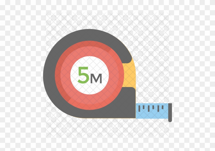 Measure Tape Icon - Circle #1151507