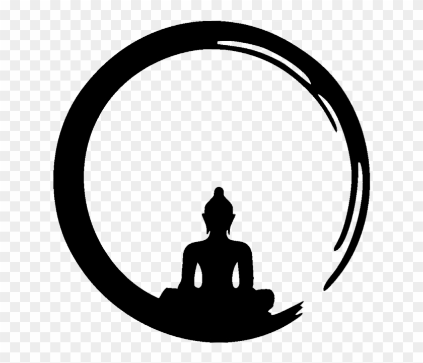 Zen Meditation, Zen Meditation Outlineï¼œzen, Chan, - Buddha Vector #1151953