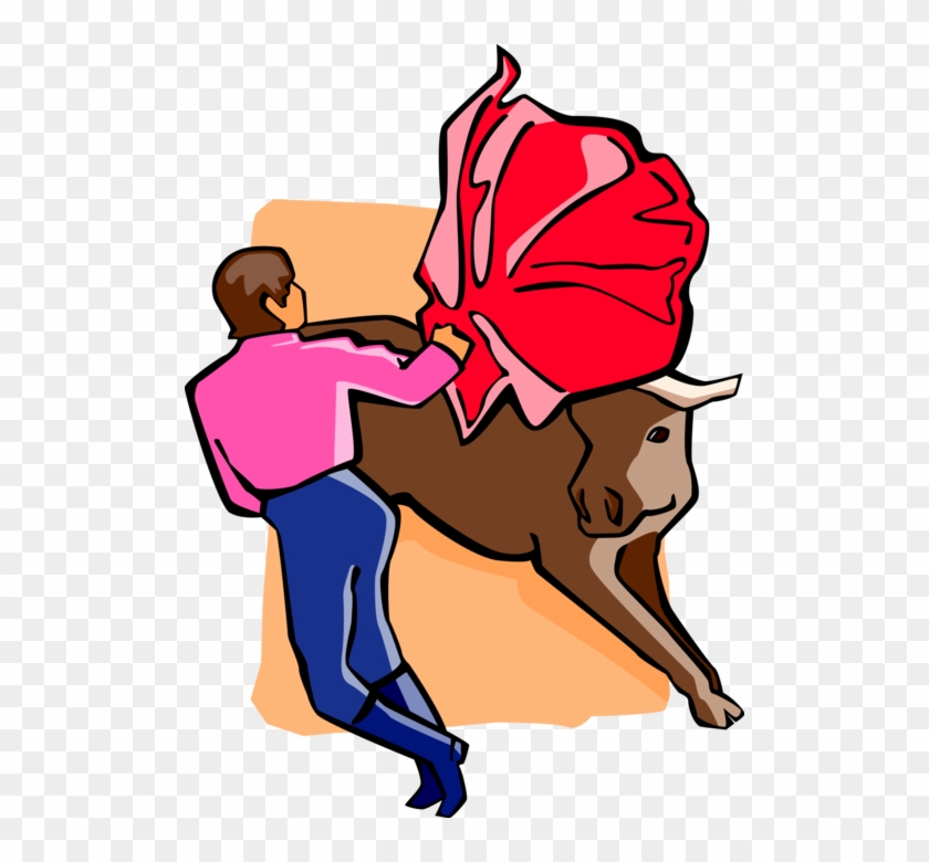 Vector Illustration Of Spanish Matador Toreador Bullfighter - Bullfighter #1152310