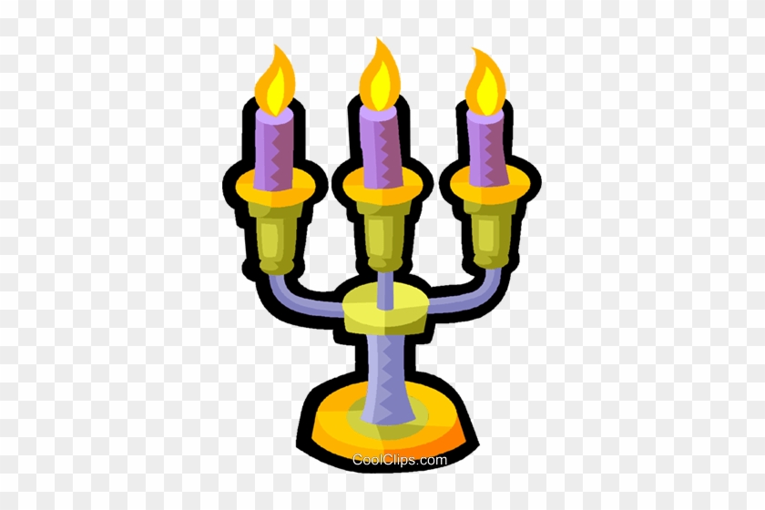 Candelabra Royalty Free Vector Clip Art Illustration - Clip Art #1152860