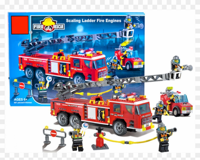 City Fire Station Building Blocks Educational Bricks #1154235