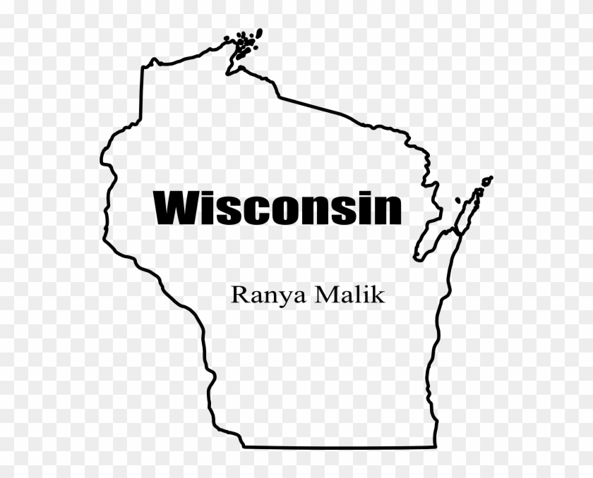 Wisconsin Map Clip Art At Clker Vector Clip Art - Clip Art #1154327