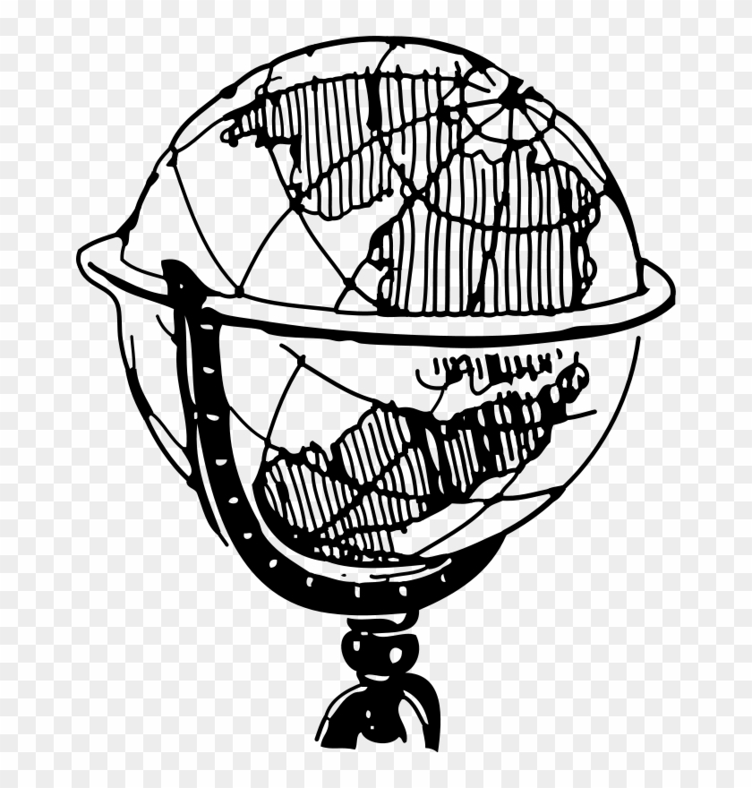 map black and white clipart