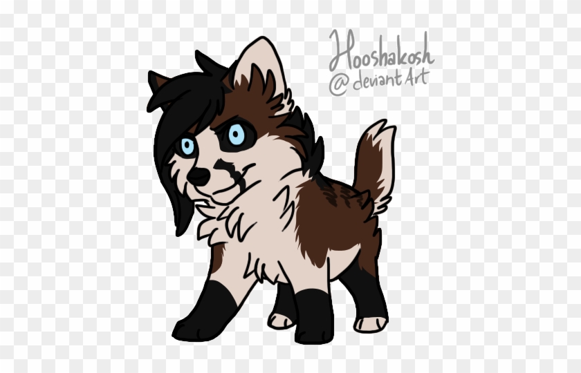 Chibi Wolf - Cartoon #1156387