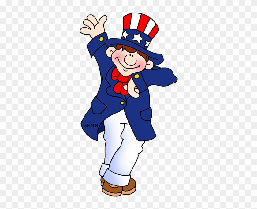 United States Of America Clip Art By Phillip Martin - Cartoon #1156836