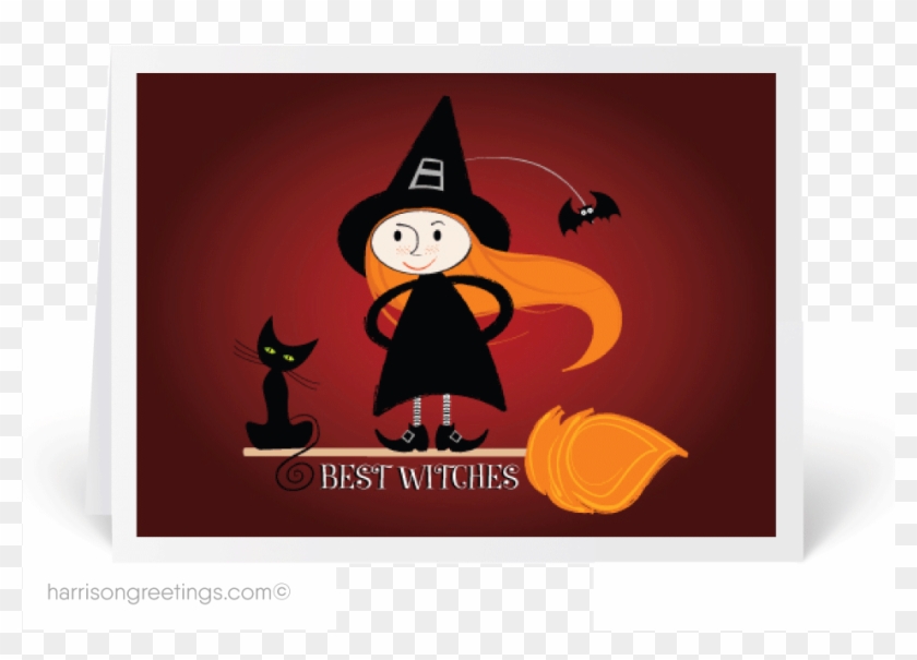 Halloween Greetings Card - Cartoon #1158136