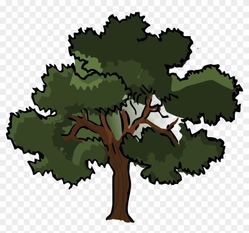 Oak Clipart - Шаблон Дерева #1158370