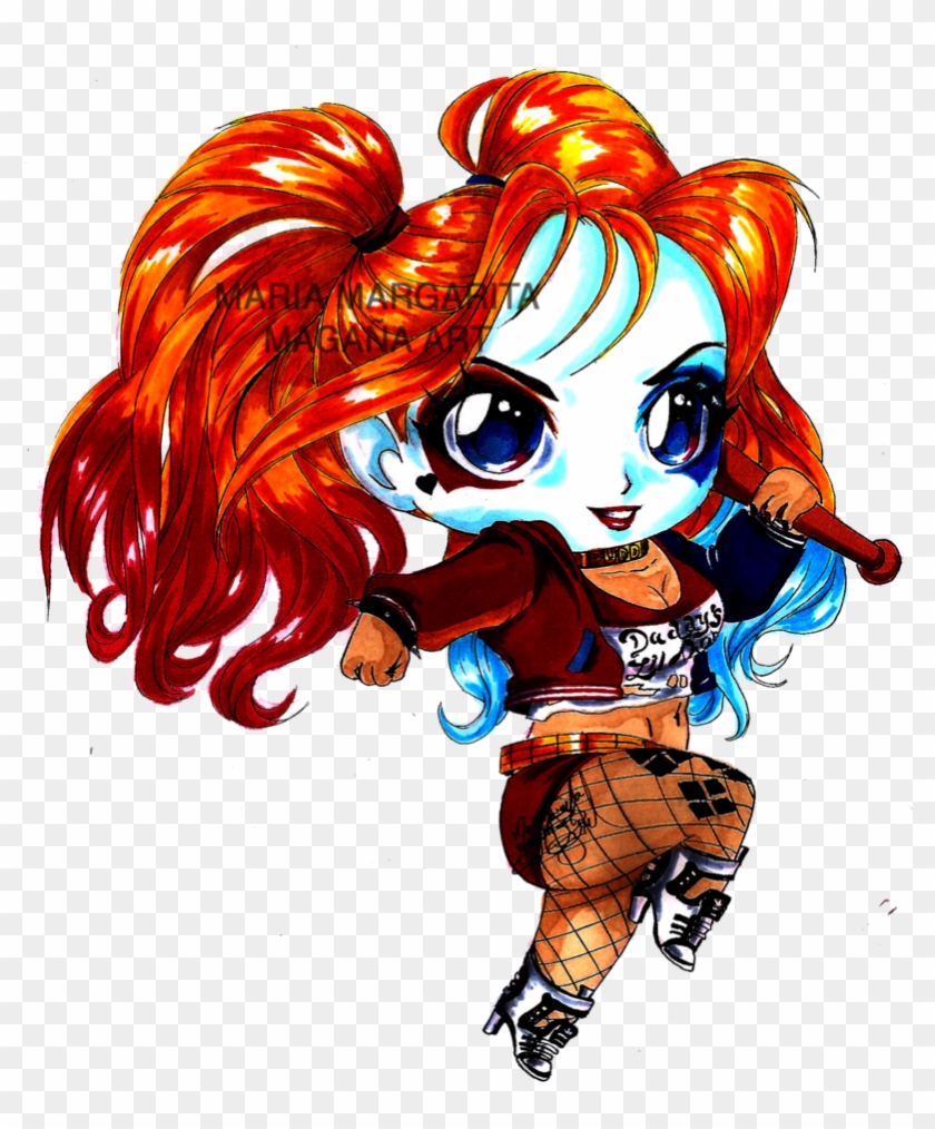 Chibi Harley Quinn Suicide Squad By Selene Nightmare - Suicide Squad Harley Quinn Chibi #1159905