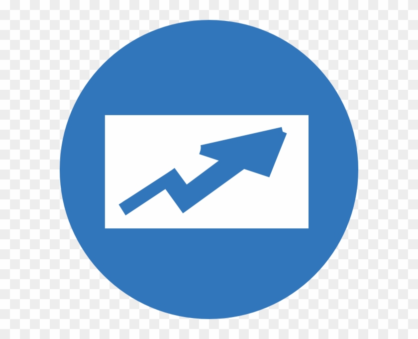 Blue Arrow Chart Svg Clip Arts 600 X 600 Px - Gloucester Road Tube Station #1160431