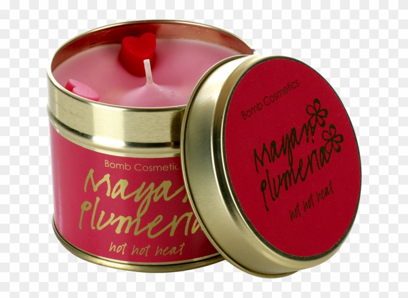 Mayan Plumeria - Bomb Cosmetics Scented Candle Tin, Mayan Plumeria #1161766