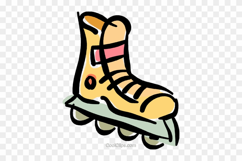 Roller Blade Royalty Free Vector Clip Art Illustration - Consonant #1161801