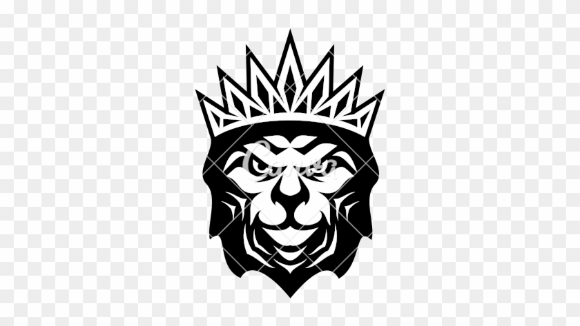 lion with crown clip art