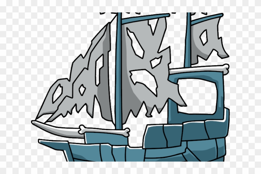 Ghostly Clipart Pirate Ship - Ghostly Clipart Pirate Ship #1164394