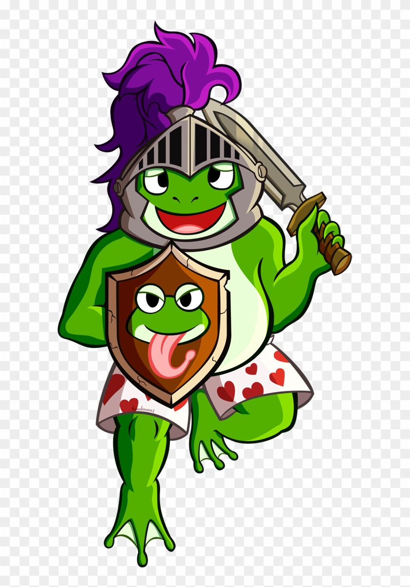 Full Color And Full Body - Frog With A Shield #1164854