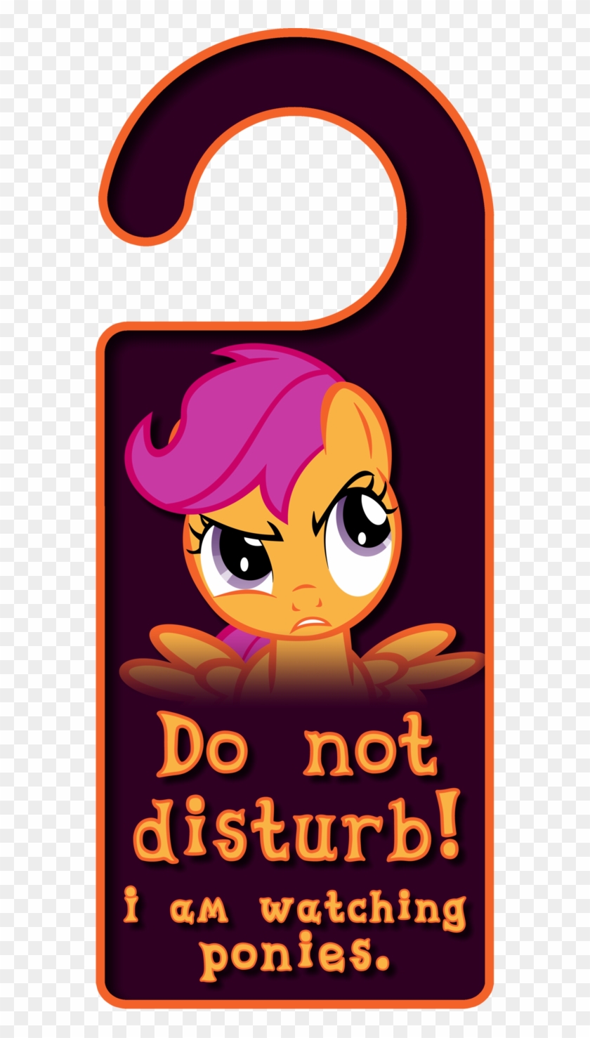 Scootaloo Door Knob Hanger By Thorinair - Thorinair #1165882