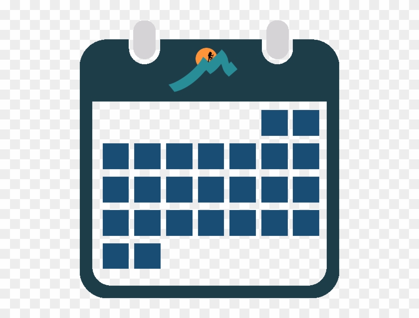 Calendar Icon Png Blue #1166104