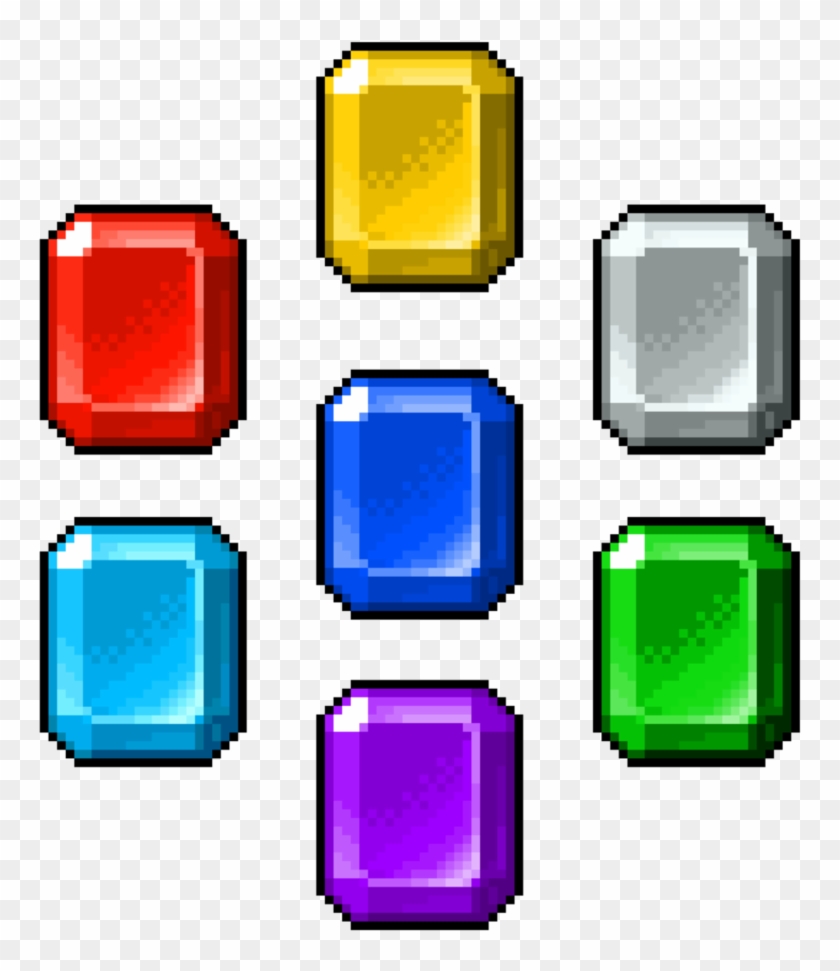 Sol Emeralds Pixel By Banjo2015 - Sol Pixel Png #1166984