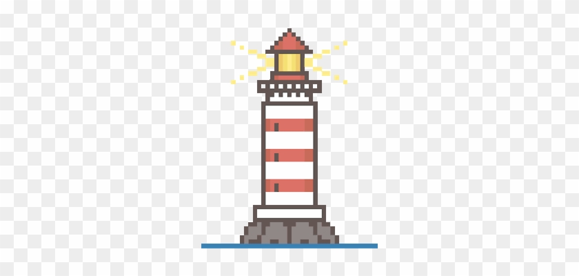 Lighthouse Clipart Pixel Art - Lighthouse Pixel Art #1167062