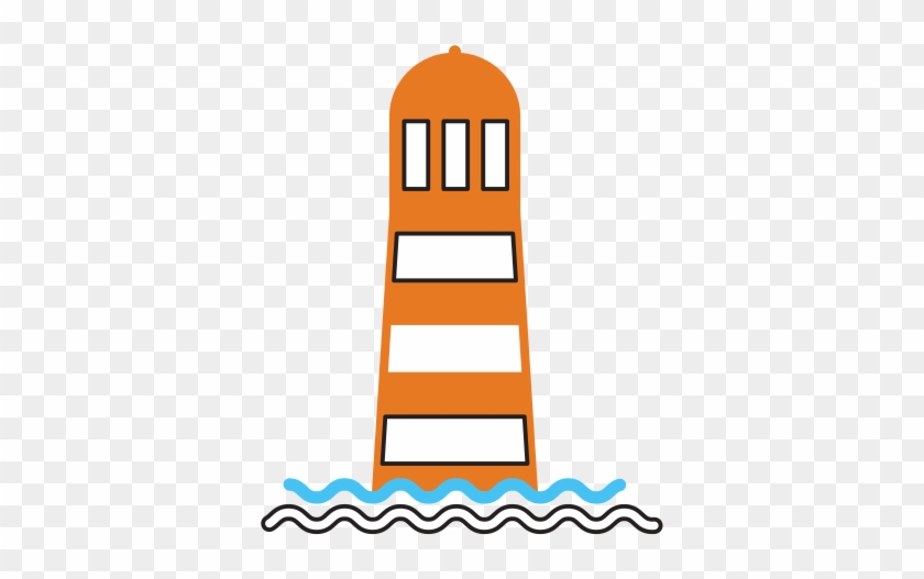 Sea Lighthouse Isolated Icon - Sea Lighthouse Isolated Icon #1167081