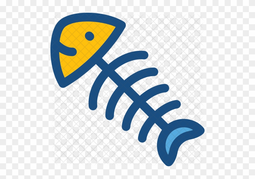 Fish Skeleton Icon - Pictogram #1169158