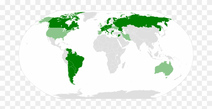 Soykırım Tezini Kabul Eden Devletler Koyu Renkte Görülmektedir - British Commonwealth Map 2018 #1169167