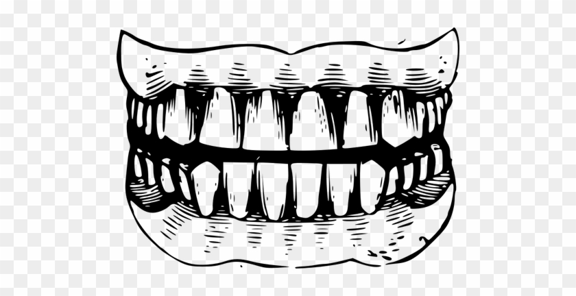 By L - Soviero - Teeth Black And White Png #1169237