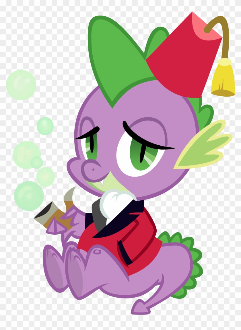 Spike In Fez By Crusierpl - Mlp Fez #1169479